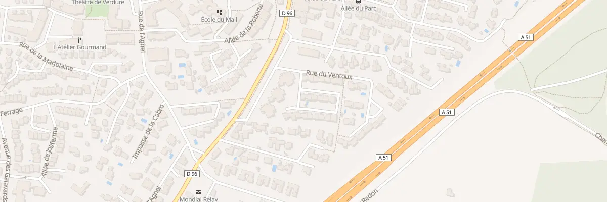 Plan du 9001 Res Le Ventoux à Venelles