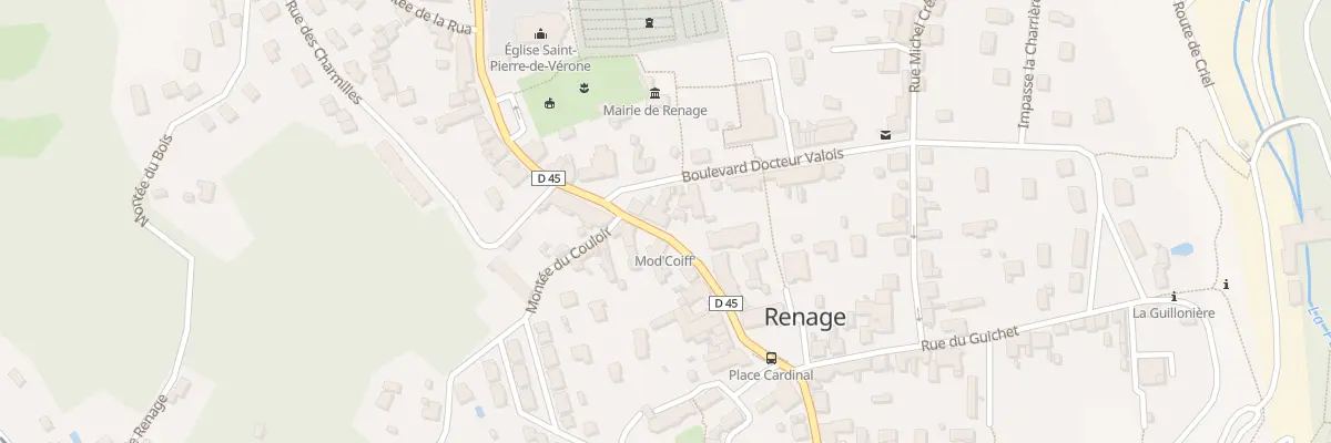 Plan du 993 Rue de la République à Renage