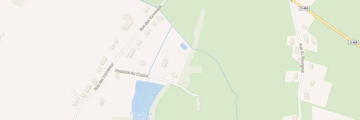 Plan du 2 Imp du Clusiot à Chaumergy