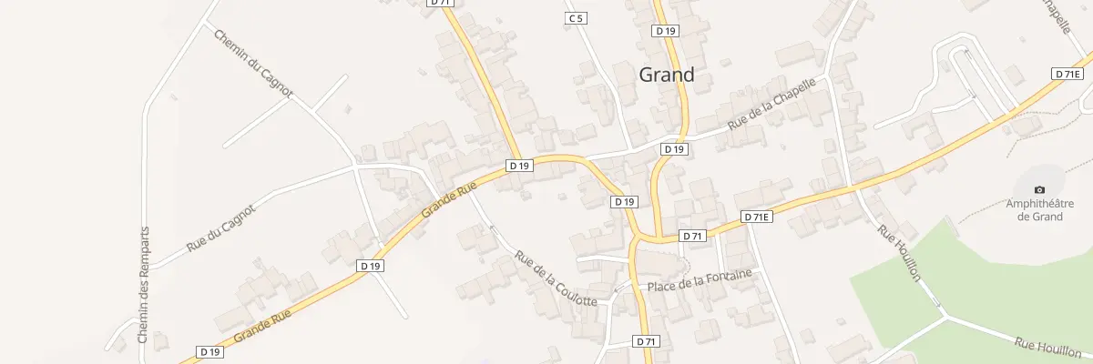 Plan du 13 Gr Grande Rue à Grand