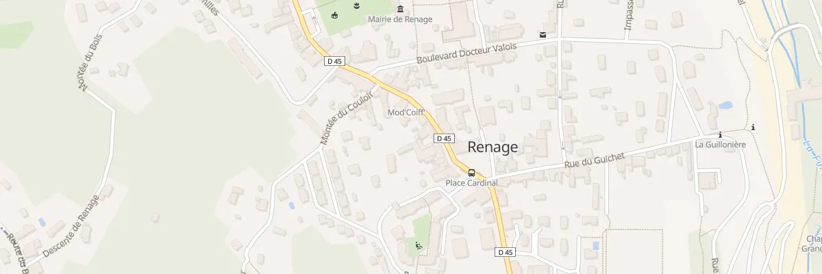 Plan du 1046 Rue de la République à Renage