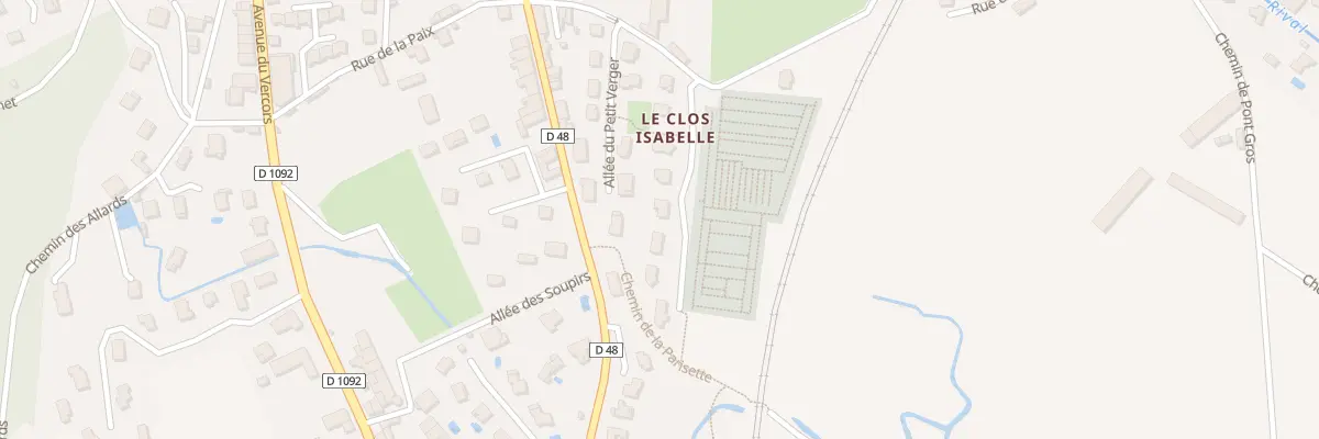 Plan du 6415 Maisons Neuves à Tullins