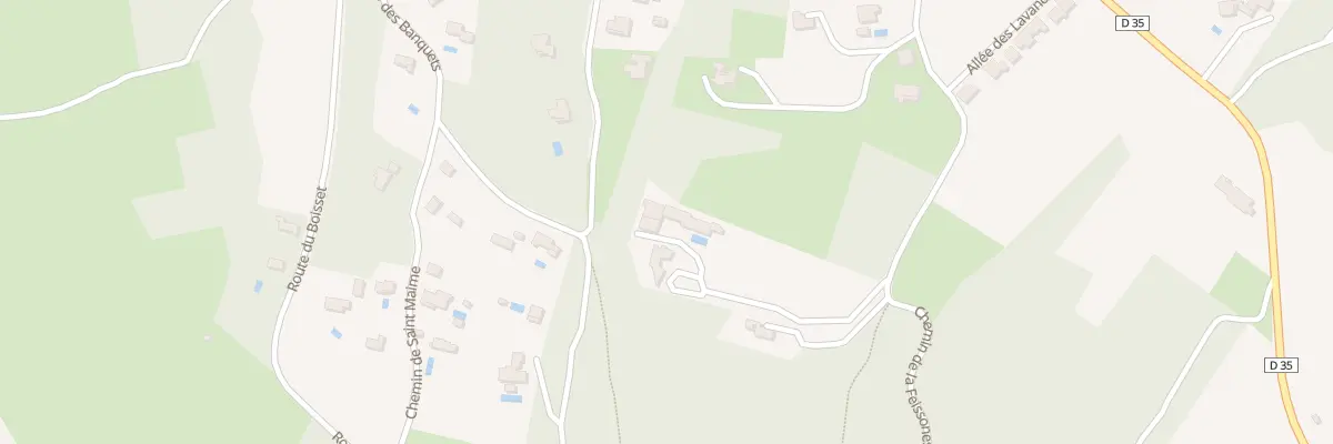 Plan du 5000F Aires de Dombaret à Caseneuve