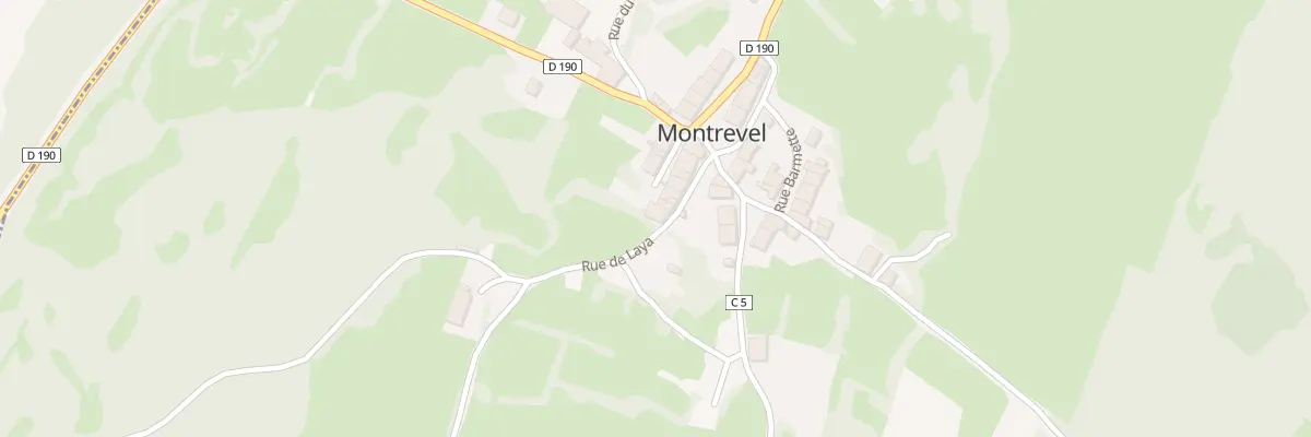 Plan du 12 Rue de Laya à Montrevel