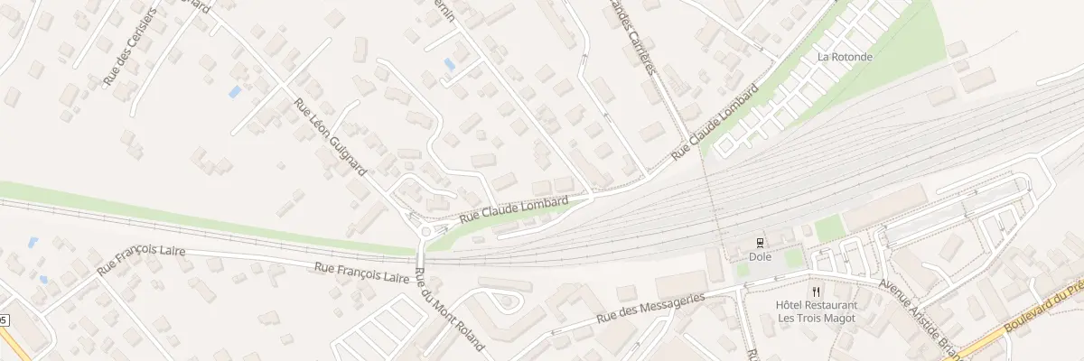 Plan du 80 Rue Claude Lombard à Dole