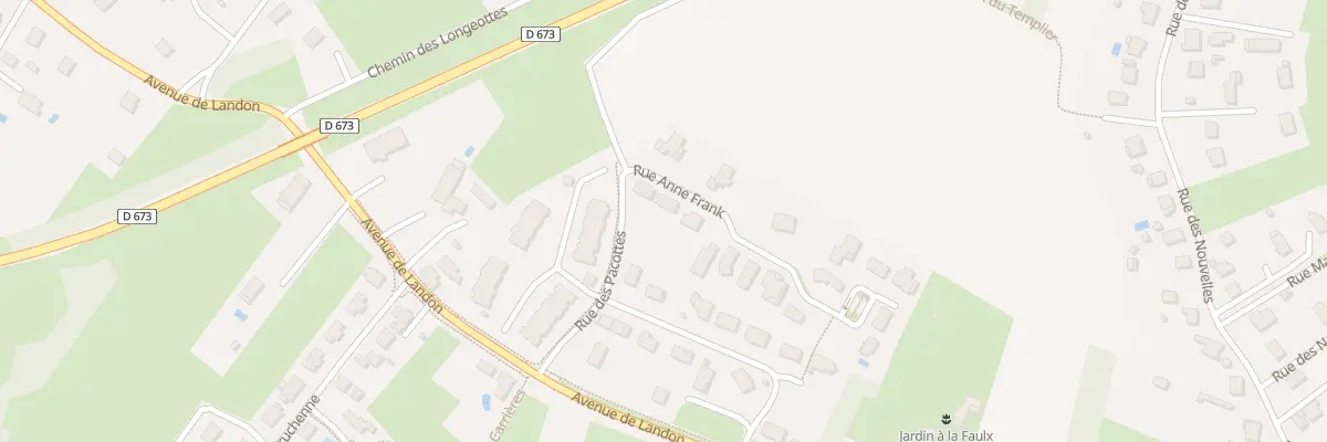 Plan du 3 Rue Anne Frank à Dole