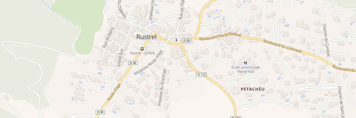 Plan du 5375 Le Petit Plan du Grand Jas à Rustrel