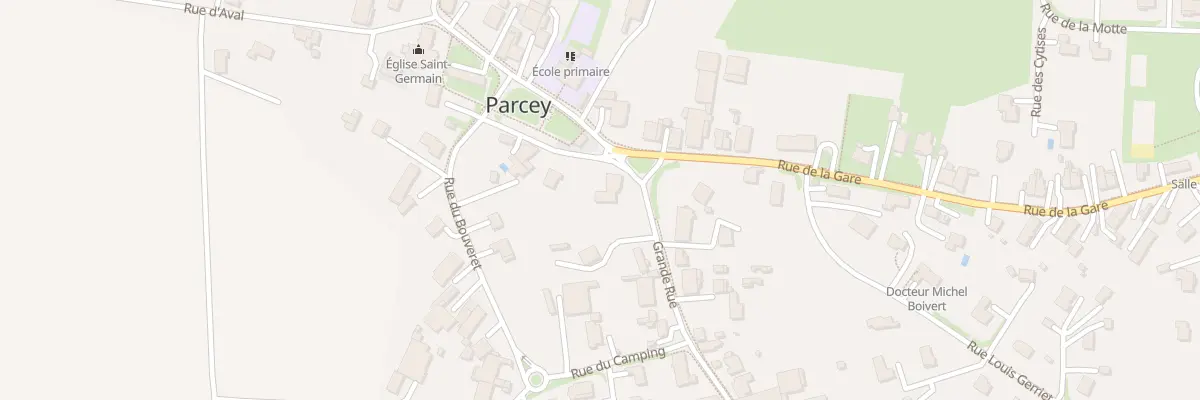 Plan du 8 Grande Rue à Parcey