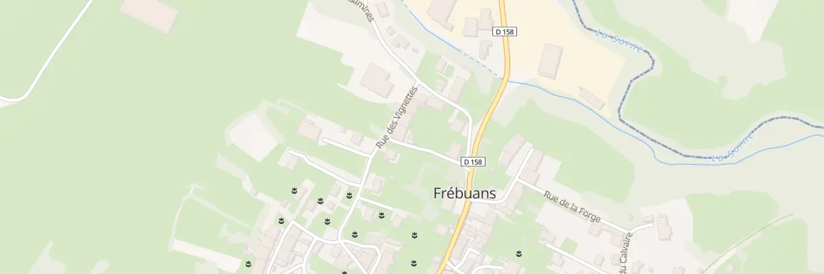 Plan du 152 Rue des Vignettes à Frébuans