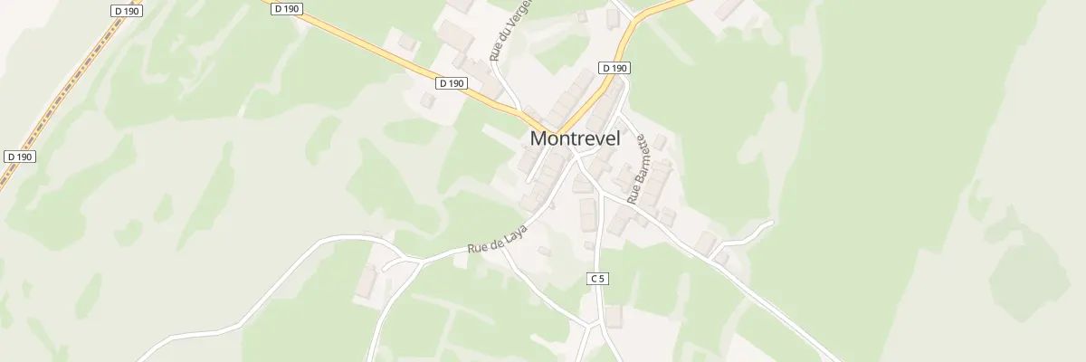 Plan du 6 Rue de Laya à Montrevel