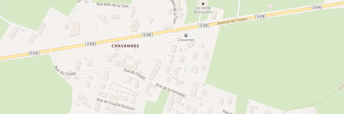 Plan du 12 Imp des Fontaines à Courlans