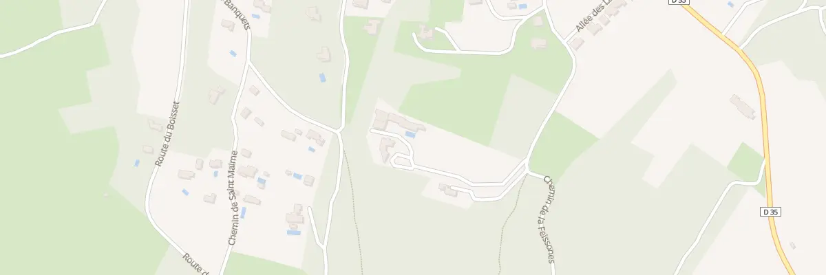 Plan du 5001F Aires de Dombaret à Caseneuve