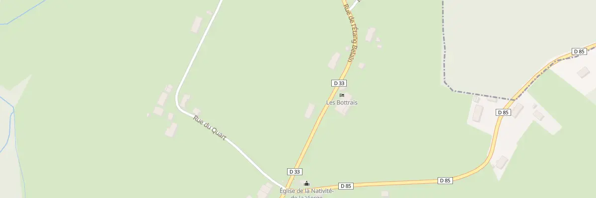 Plan du 3 Rue de l’Etang Belain à Foulenay