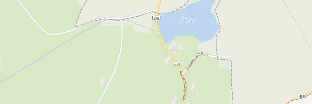 Plan du 7 Rue de l’Etang Belain à Foulenay