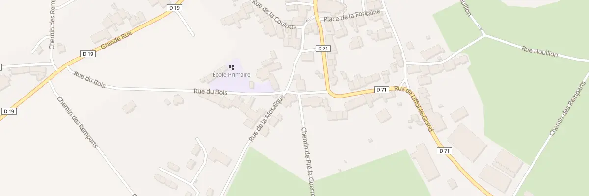Plan du 3 Rue du Bois à Grand