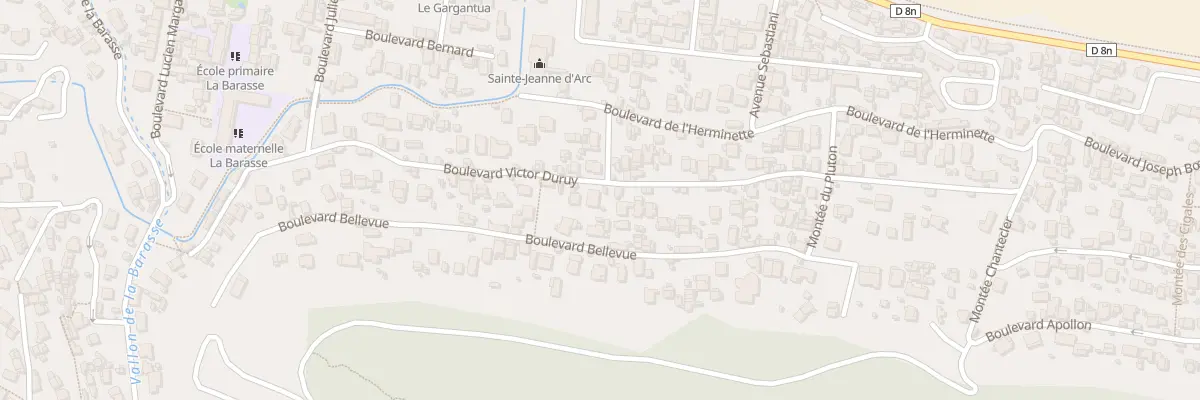 Plan du 86 Bd Victor Duruy à Marseille 11e Arrondissement