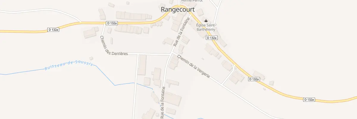 Plan du 5 Rue de la Fontaine à Rangecourt