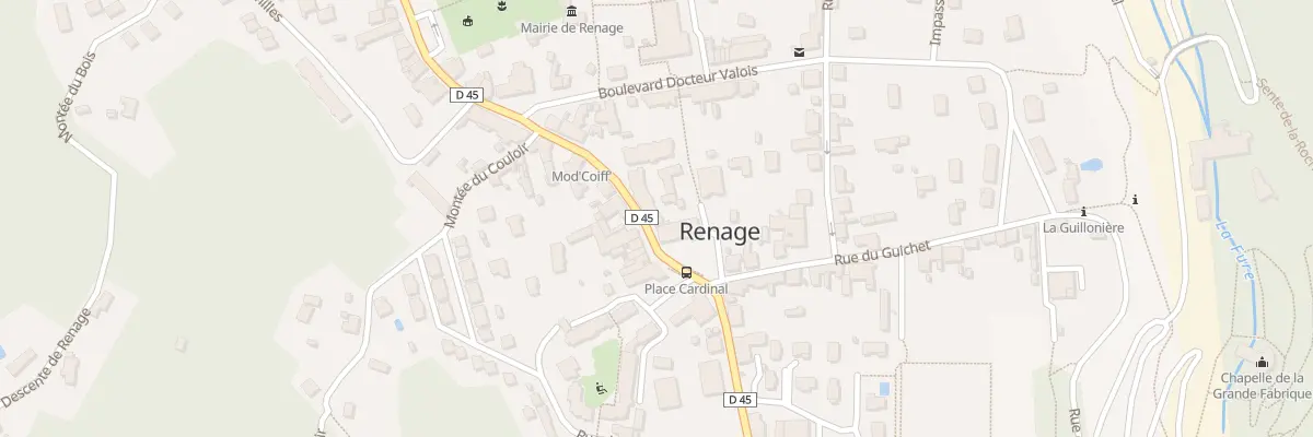 Plan du 1077 Rue de la République à Renage