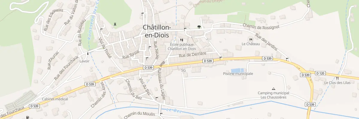 Plan du 5108 Rue du Reclus à Châtillon-en-Diois