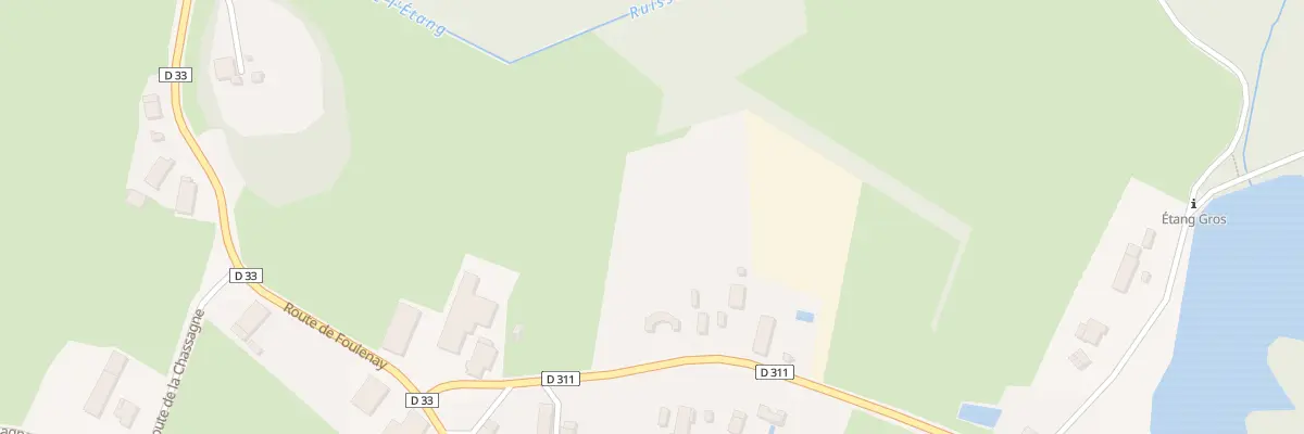 Plan du 1B Rte de Champrougier aux Deux-Fays