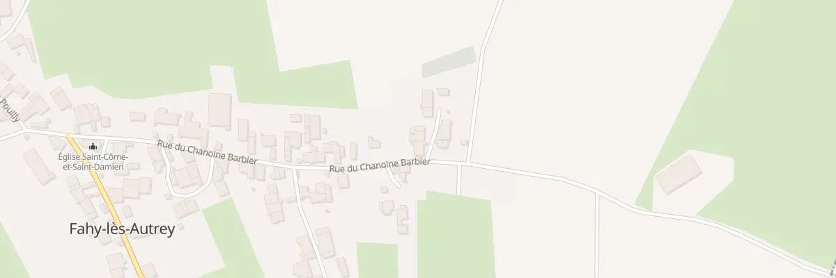 Plan du 2 Imp du Ravet de Vars à Fahy-lès-Autrey