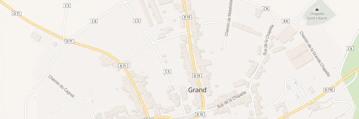 Plan du 13 Rue des Roises à Grand