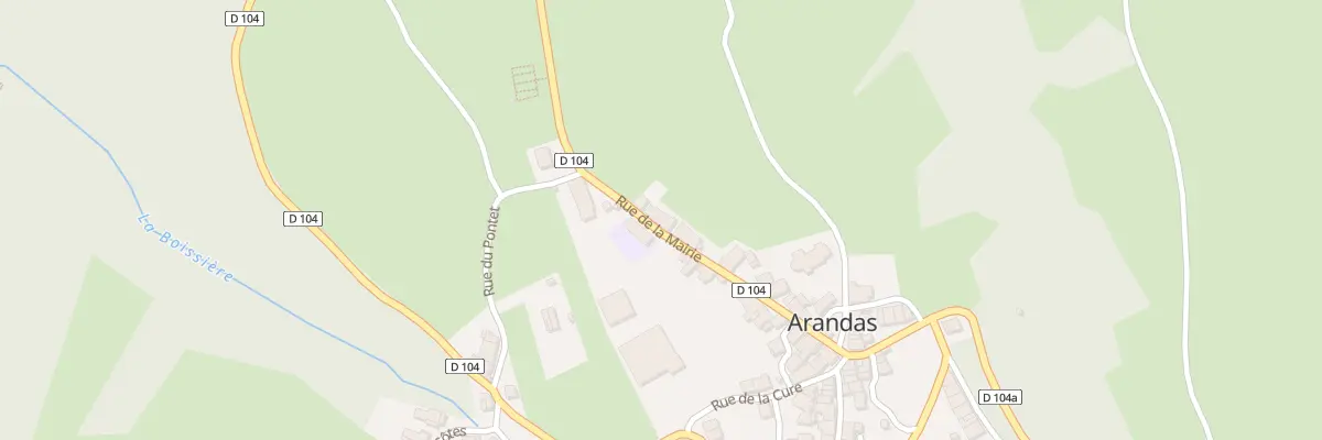 Plan du 236 Rue de la Mairie à Arandas