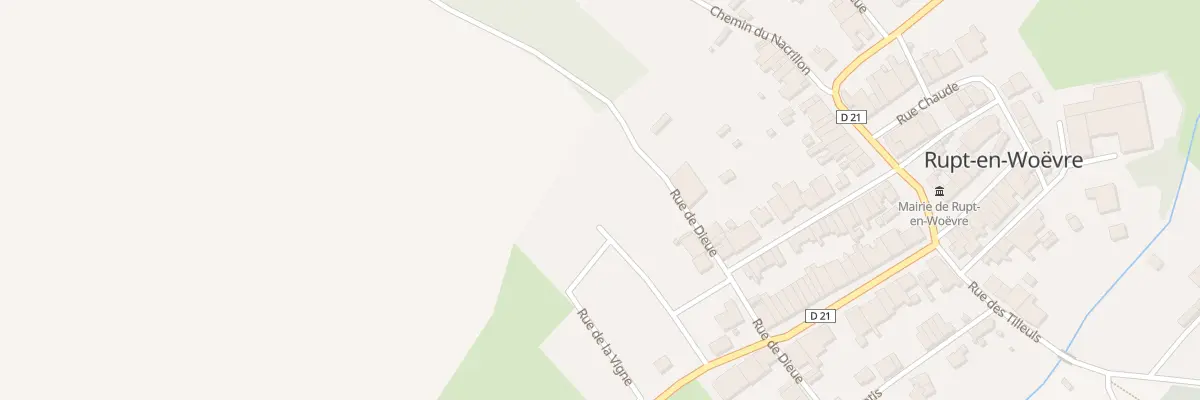 Plan du 7 Rue de la Vigne à Rupt-en-Woëvre