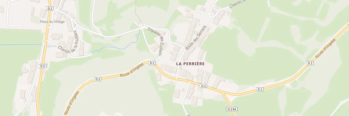 Plan du 5188 Rte des Serans à Cressia