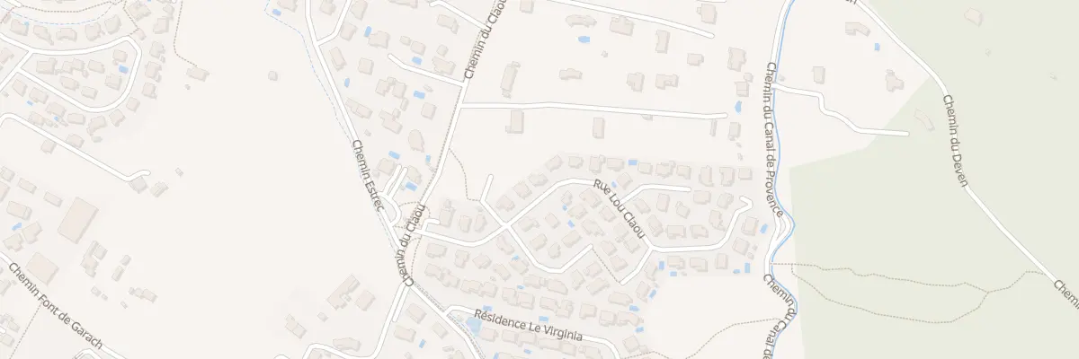Plan du 488 Che du Claou à Gardanne