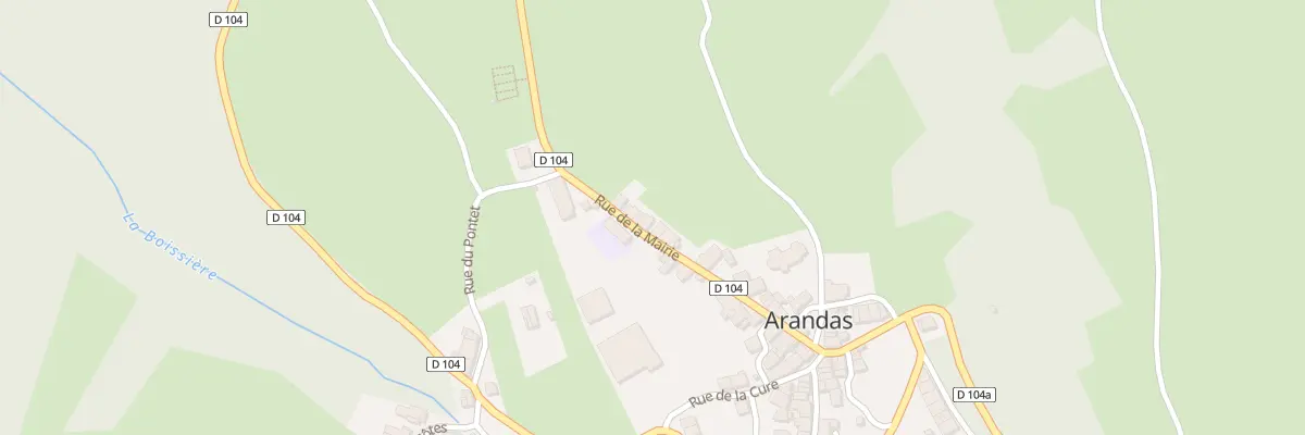Plan du 224 Rue de la Mairie à Arandas