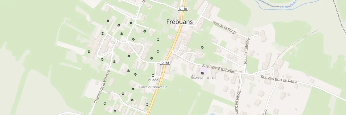 Plan du 38 Rue Désiré Barodet à Frébuans