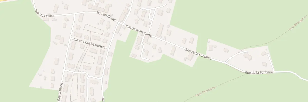 Plan du 823 Rue de la Fontaine à Courlans
