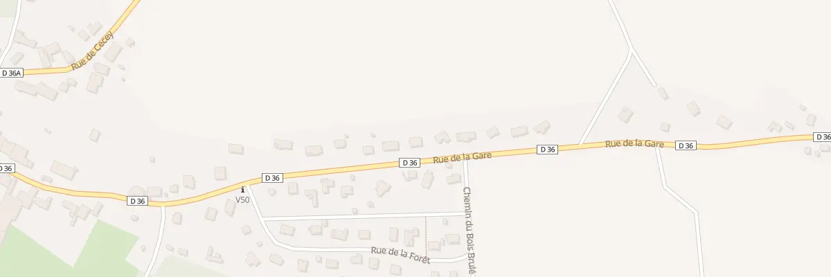 Plan du 30 Rue de la Gare à Essertenne-et-Cecey