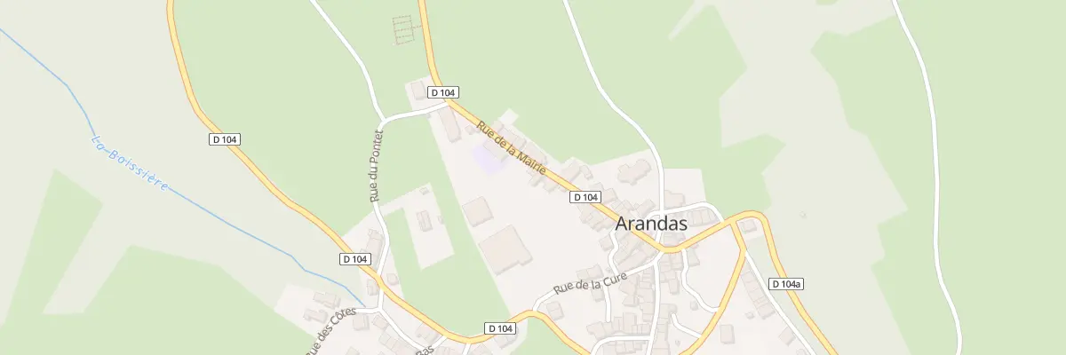 Plan du 205 Rue de la Mairie à Arandas