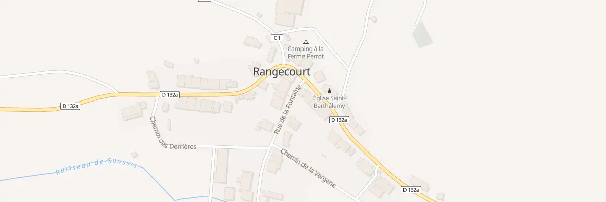 Plan du 2 Rue Theophile de Viau à Rangecourt