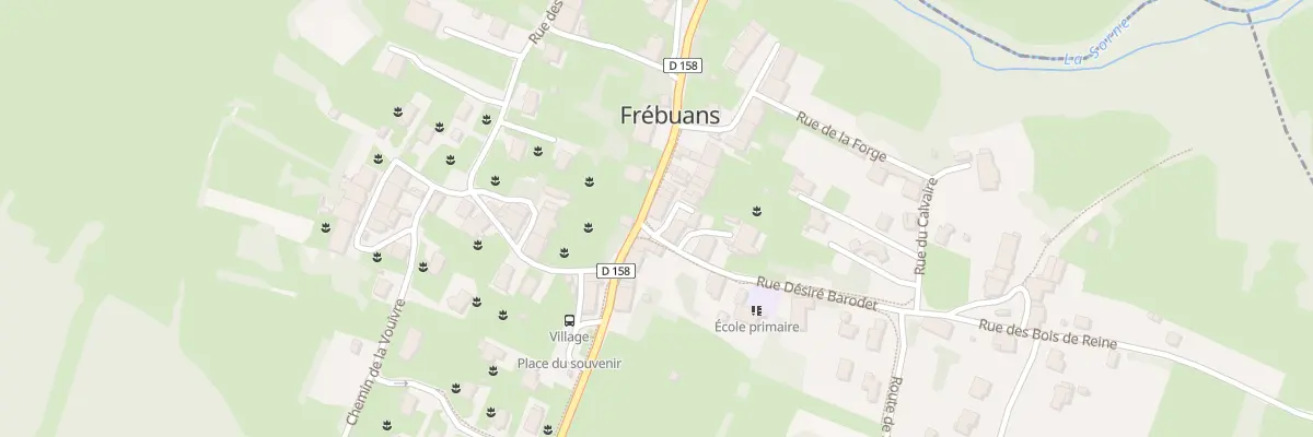 Plan du 15 Rue Désiré Barodet à Frébuans