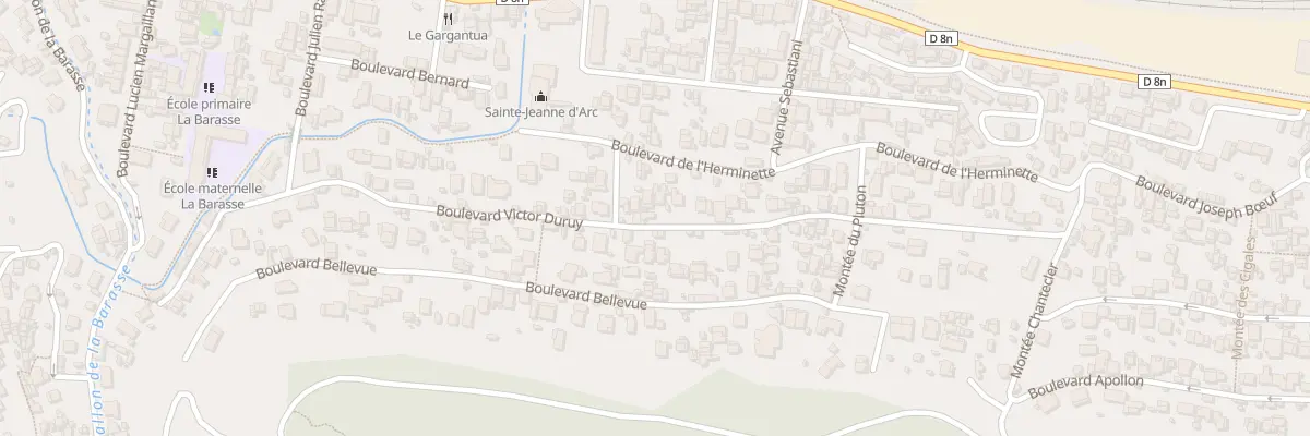 Plan du 87 Bd Victor Duruy à Marseille 11e Arrondissement