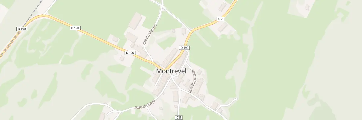 Plan du 5 Rue de la Fontaine à Montrevel
