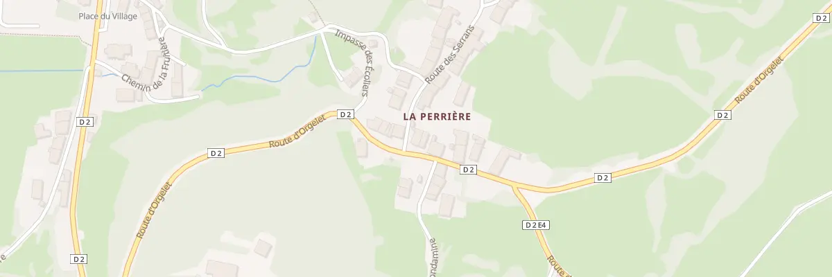 Plan du 5100 Rte des Serans à Cressia