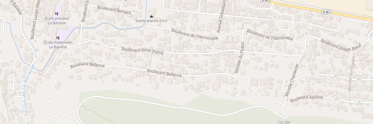 Plan du 94 Bd Victor Duruy à Marseille 11e Arrondissement