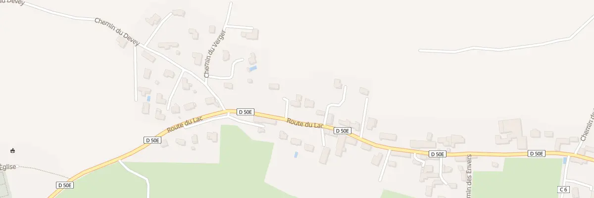 Plan du 421 Rte du Lac à Oyeu