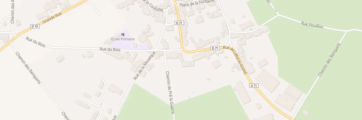 Plan du 6 Rue de Liffol-le-grand à Grand