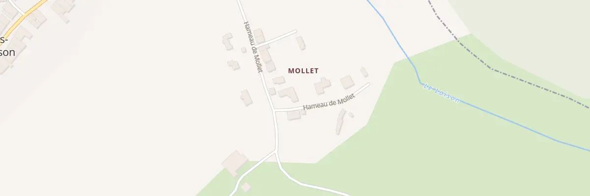 Plan du 11 Vc Hameau de Mollet à Merles-sur-Loison