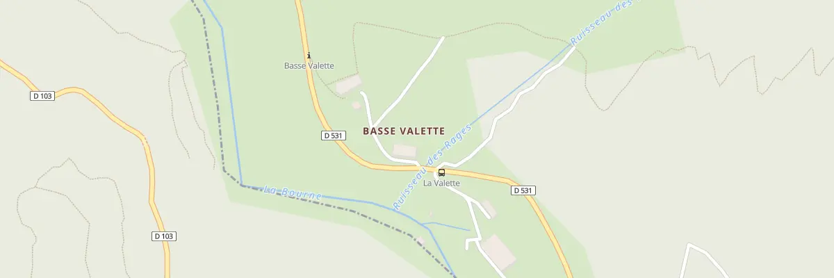 Plan du 5039 Basse Vallette à Rencurel