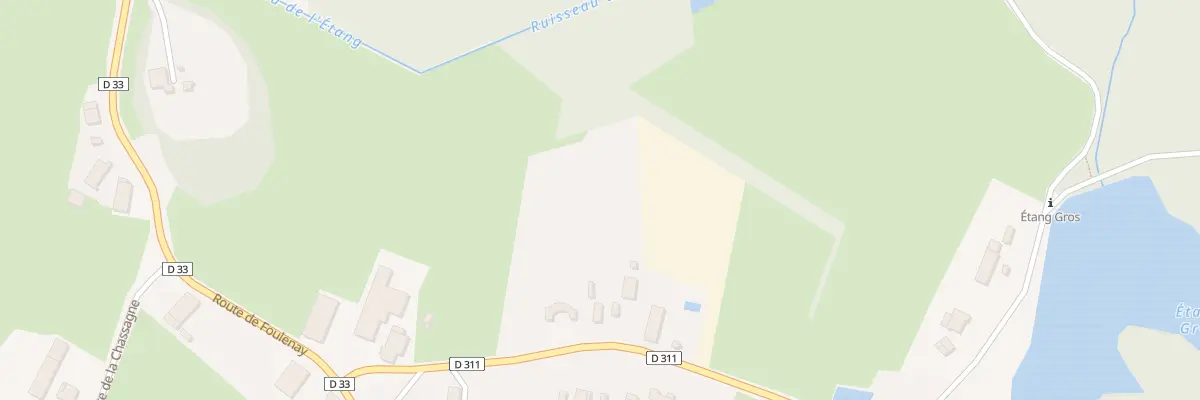 Plan du 3 Rte de Champrougier aux Deux-Fays