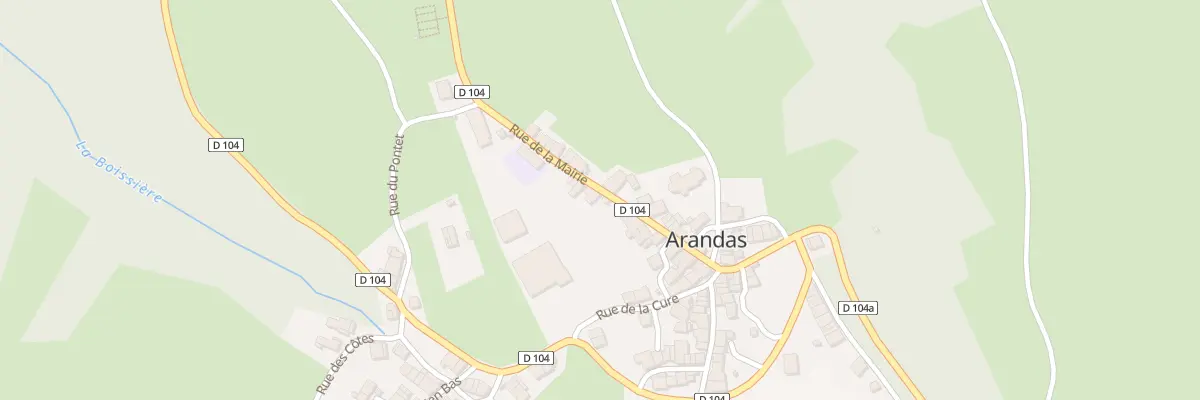 Plan du 185 Rue de la Mairie à Arandas