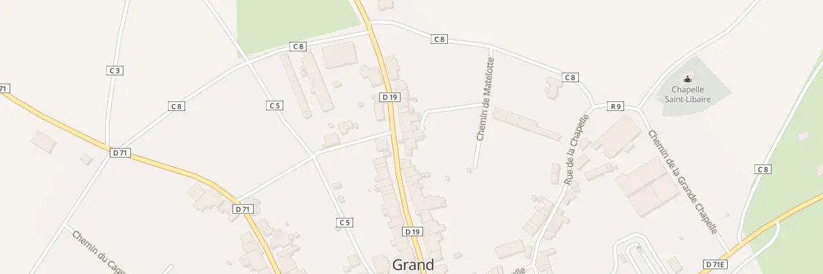 Plan du 18 Rue des Roises à Grand