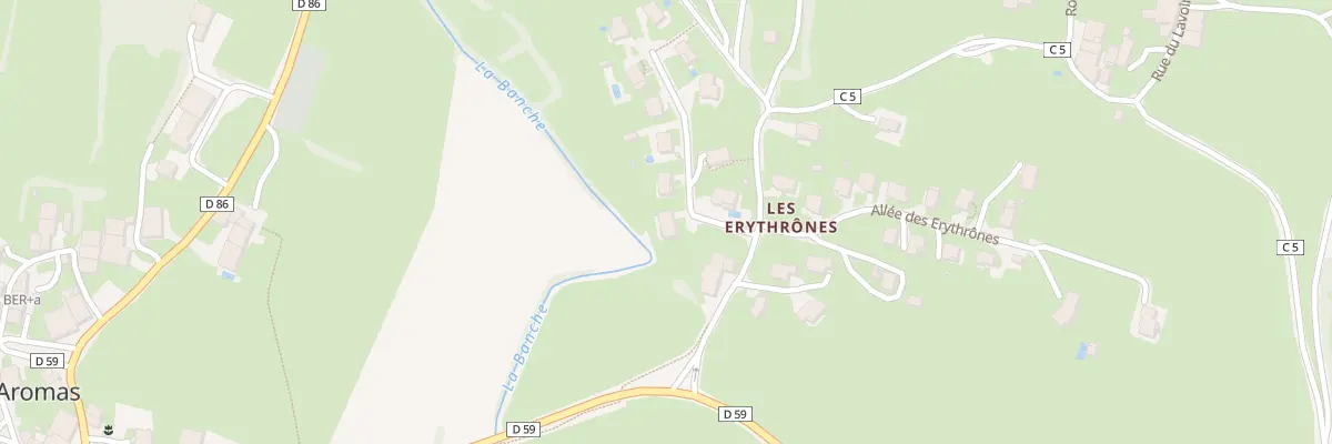 Plan du 1 Imp des Primevères à Aromas