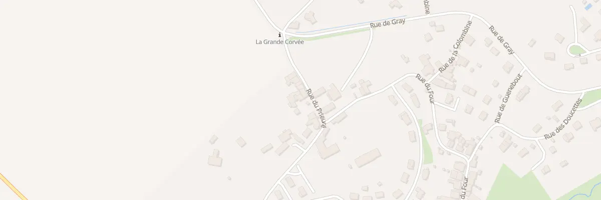 Plan du 9 Rue du Prieuré à Jouhe